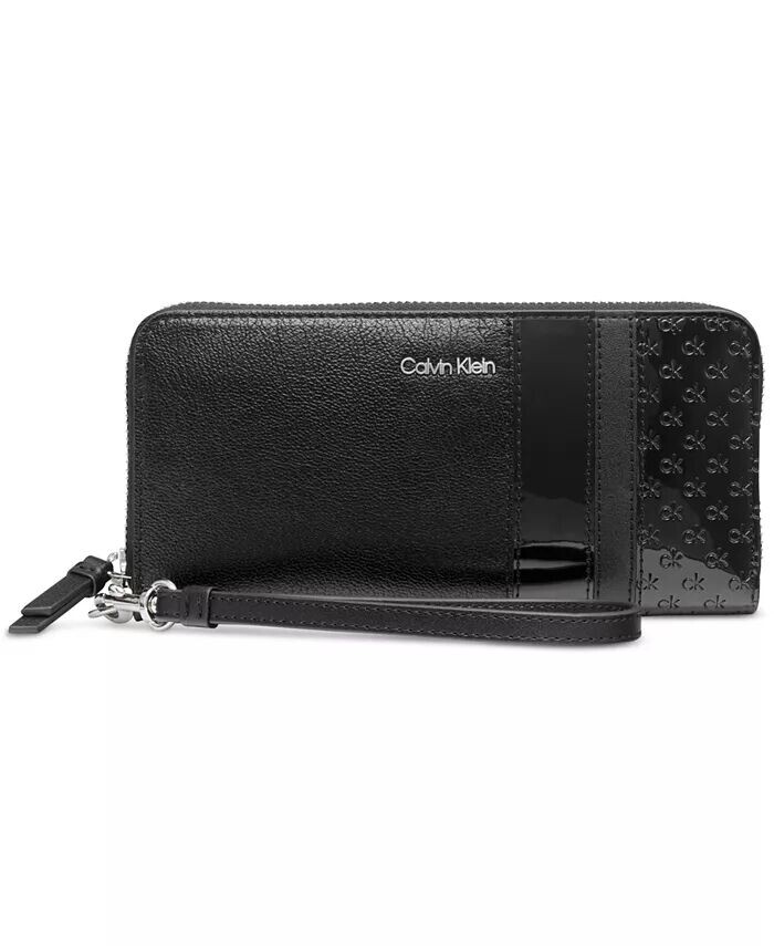 

Кошелек в коробке с тиснением Moon Signature Calvin Klein, бежевый