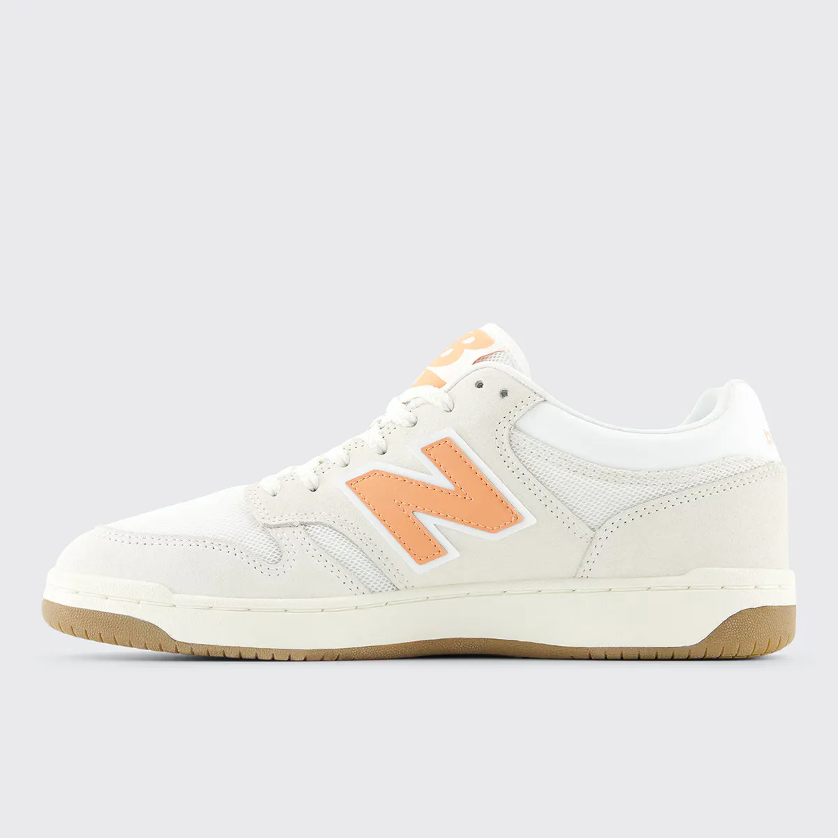 Женские повседневные кроссовки New Balance 480, белый/коралловый — фото 4
