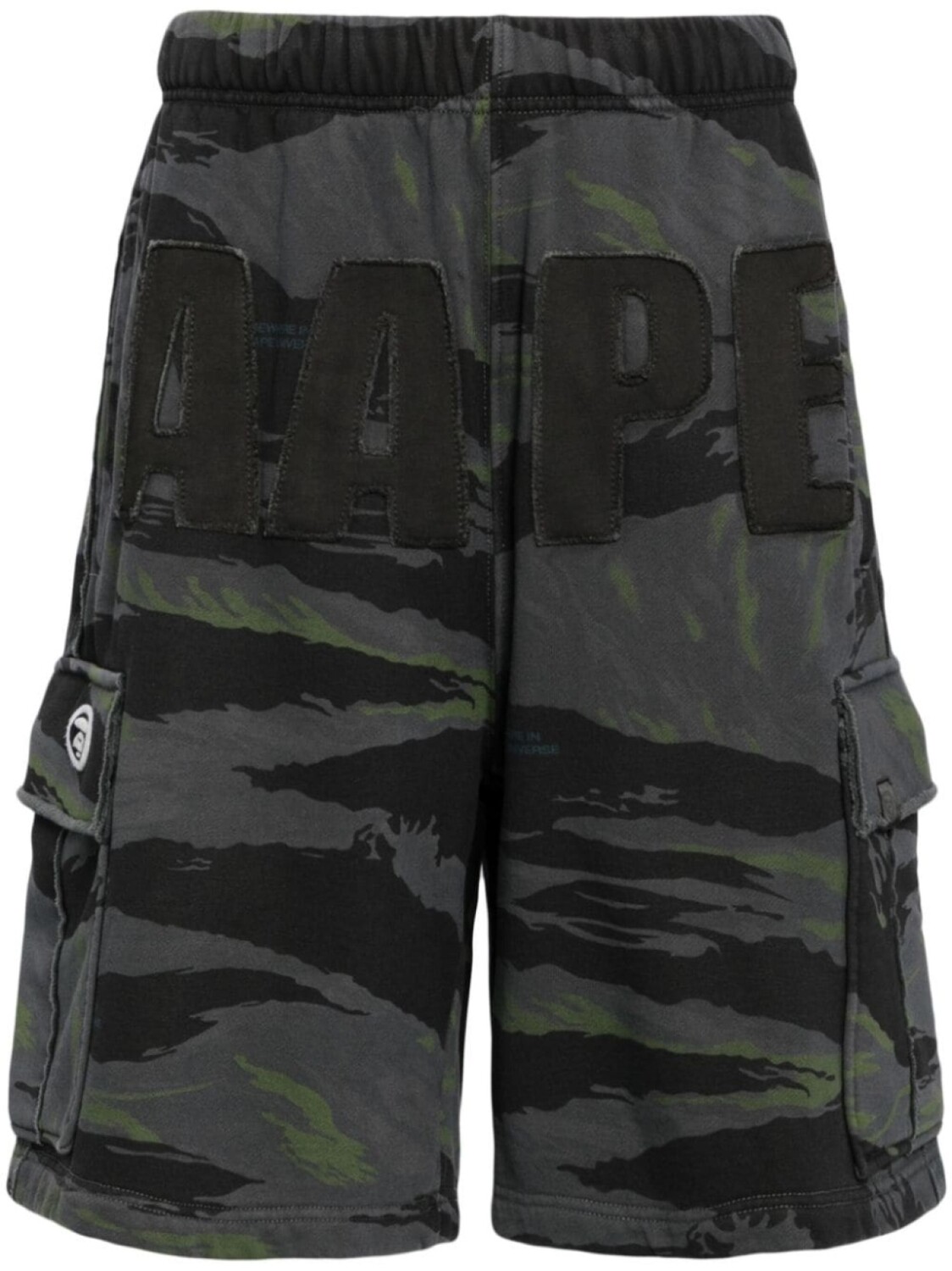 

Шорты-карго с нашивкой-логотипом AAPE BY *A BATHING APE, серый