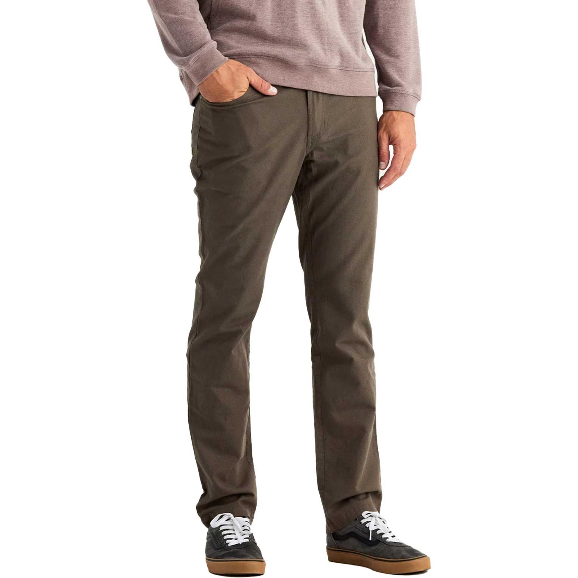 

Мужские брюки из эластичного канваса с пятью карманами Free Fly, Tobacco