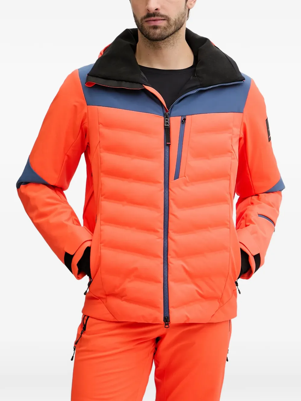 

Стеганая лыжная куртка с капюшоном Bogner Fire+Ice, оранжевый