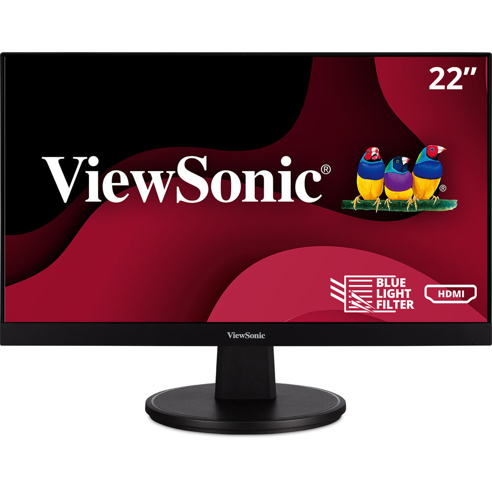 

ViewSonic VA2247-MH 22-дюймовый безрамочный монитор с соотношением сторон 16:9 и адаптивной синхронизацией
