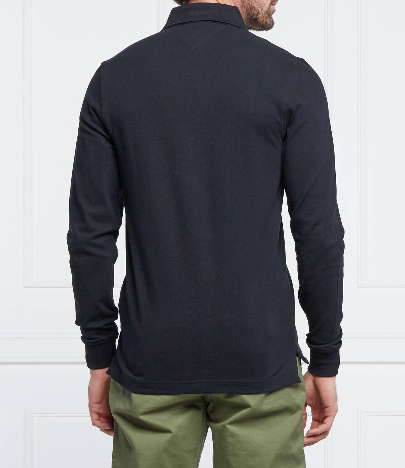 Поло Tommy Hilfiger 1985 slim fit, темно-синий — фото 4