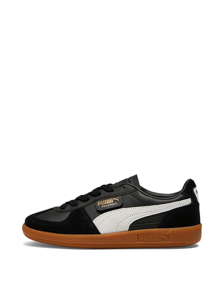 Кроссовки из кожи Палермо Puma, черный