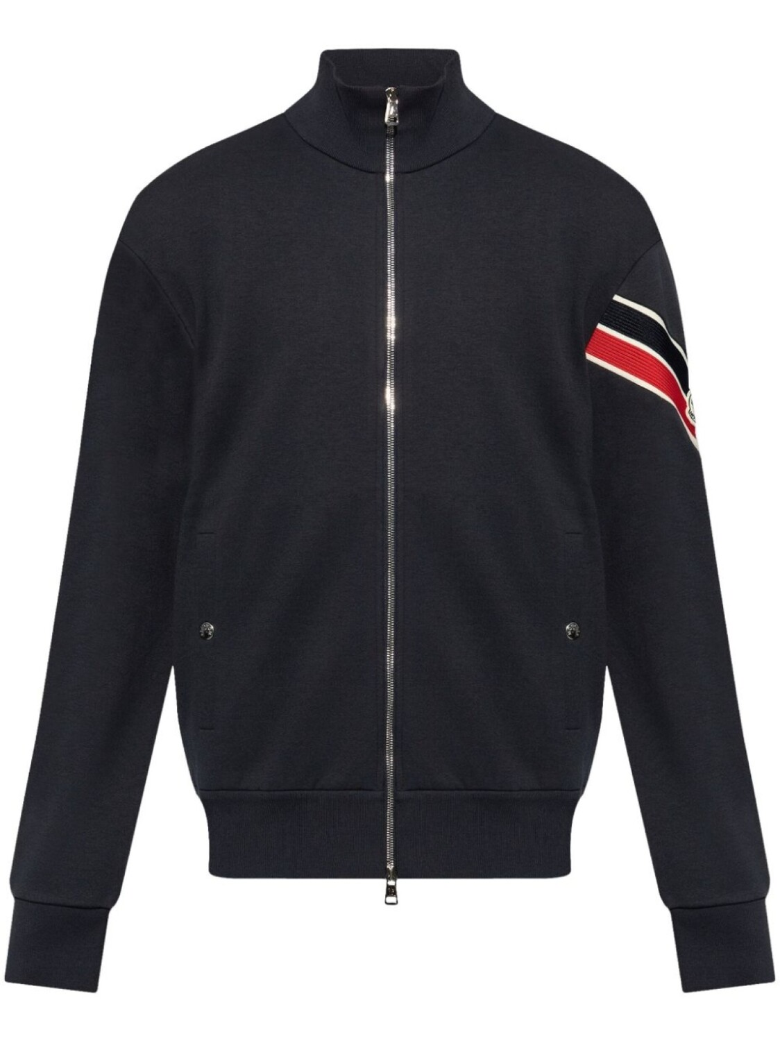 

Moncler кардиган с полосками на молнии, синий