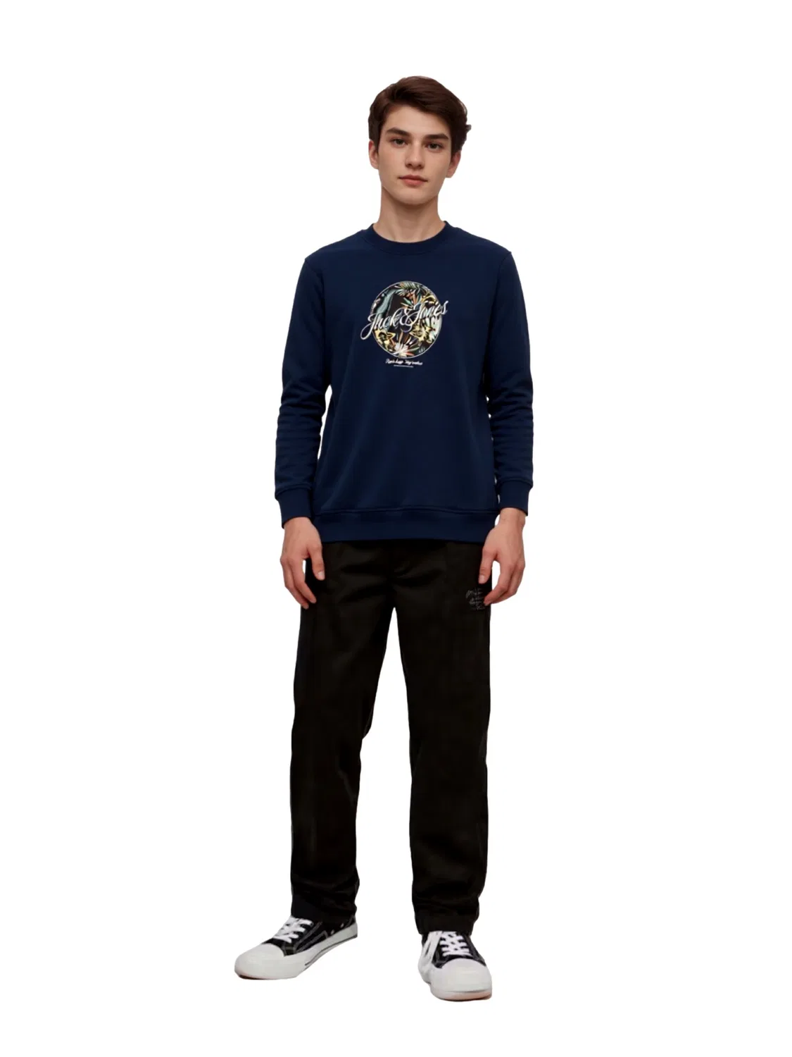 Толстовка 'Honolulu' Jack & Jones Junior, Dark Blue — фото 4