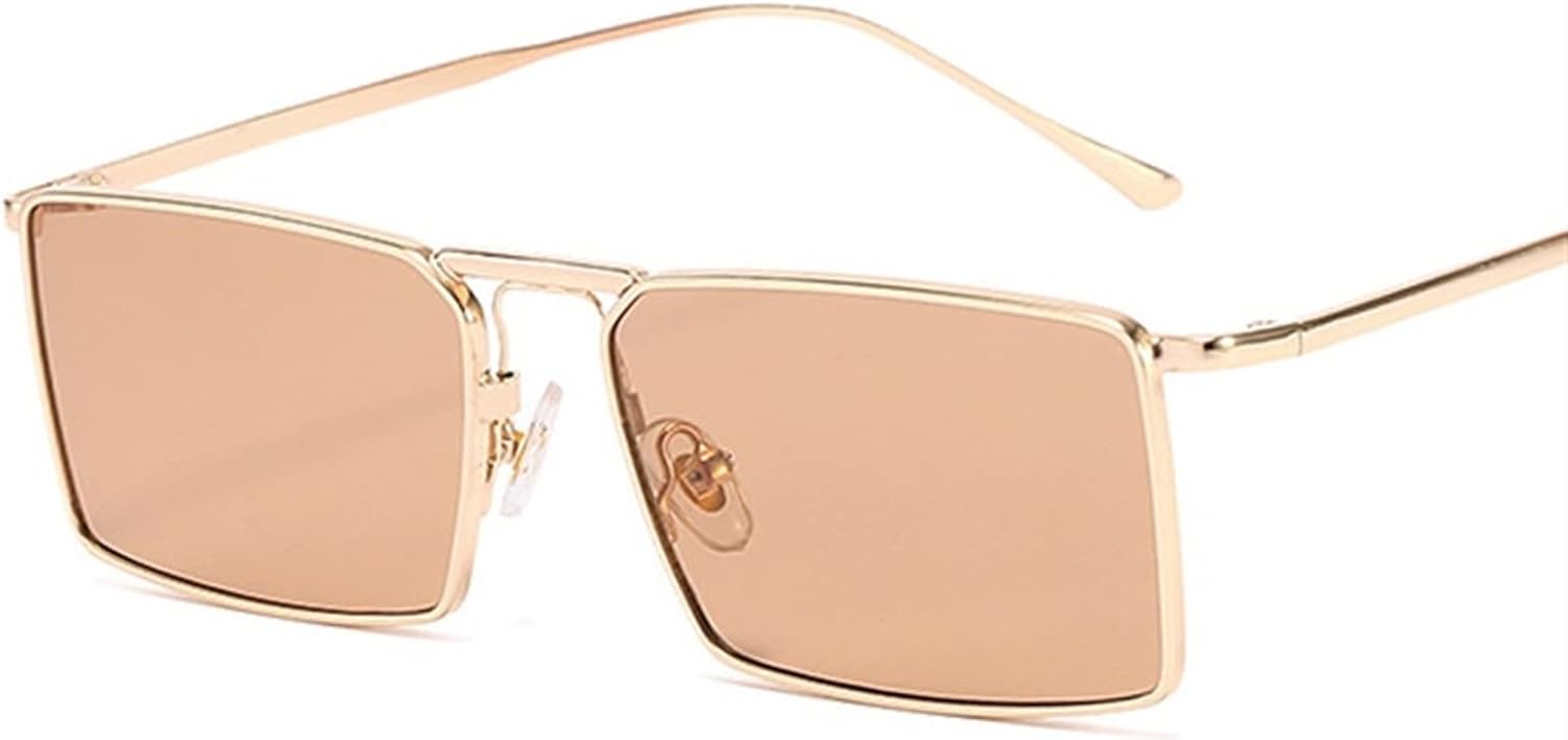 

GAOXIN — модные декоративные солнцезащитные очки в маленькой оправе для мужчин и женщин, для защиты от солнца на открытом воздухе, на пляже и в отпуске (цвет: B, размер: средний), B