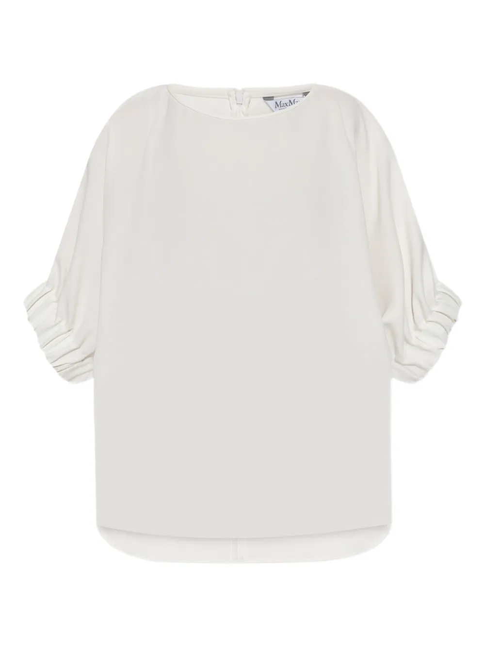 

Футболка с объемными рукавами MAX MARA, белый