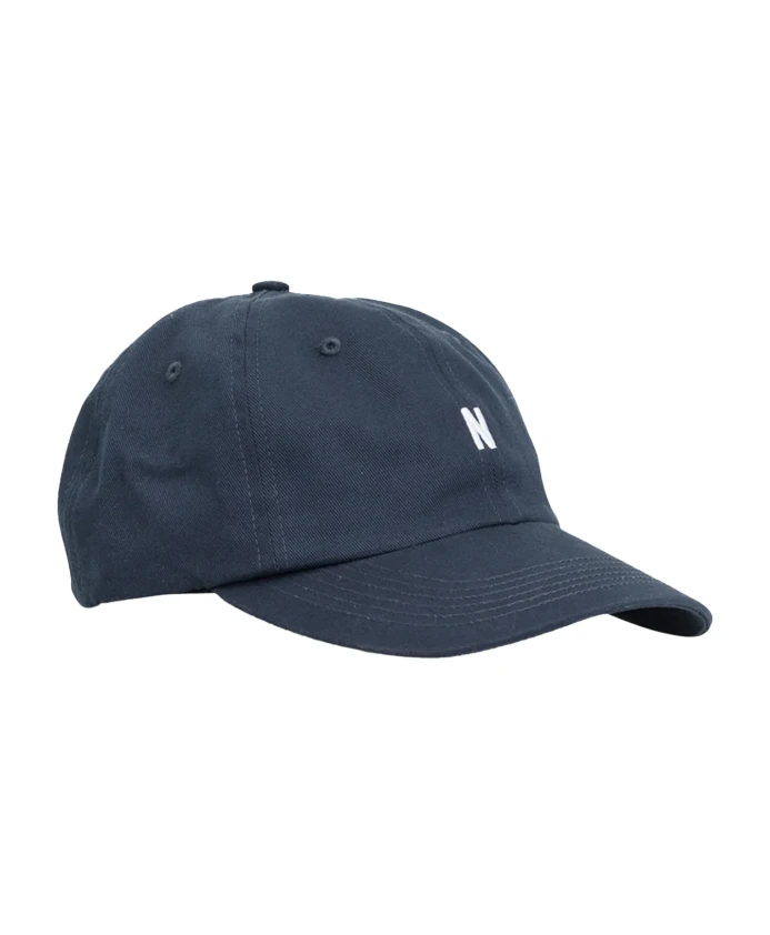 

Спортивная кепка из твила с вышивкой, хлопок Norse Projects, синий
