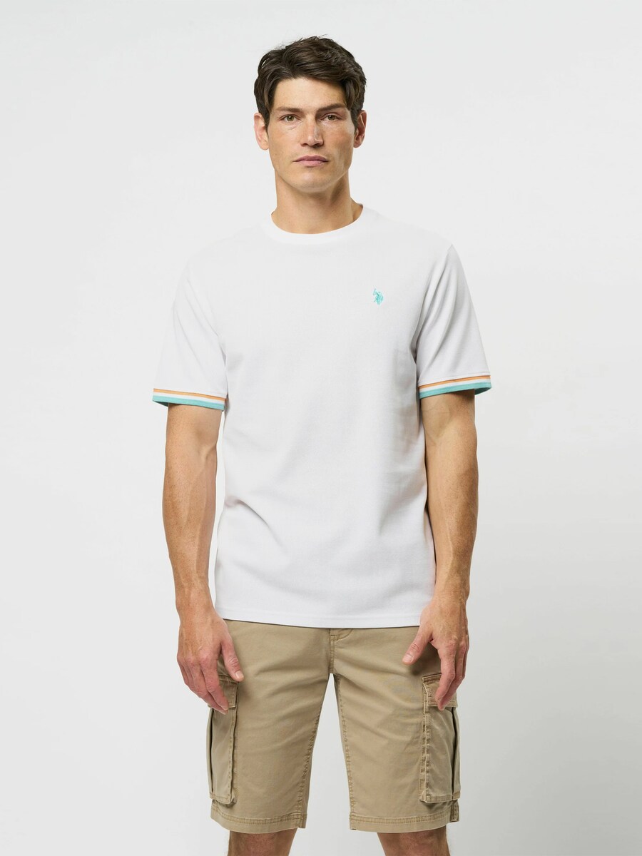 Рубашка на пуговицах классического кроя U.S. POLO ASSN. Nils, белый — фото 3