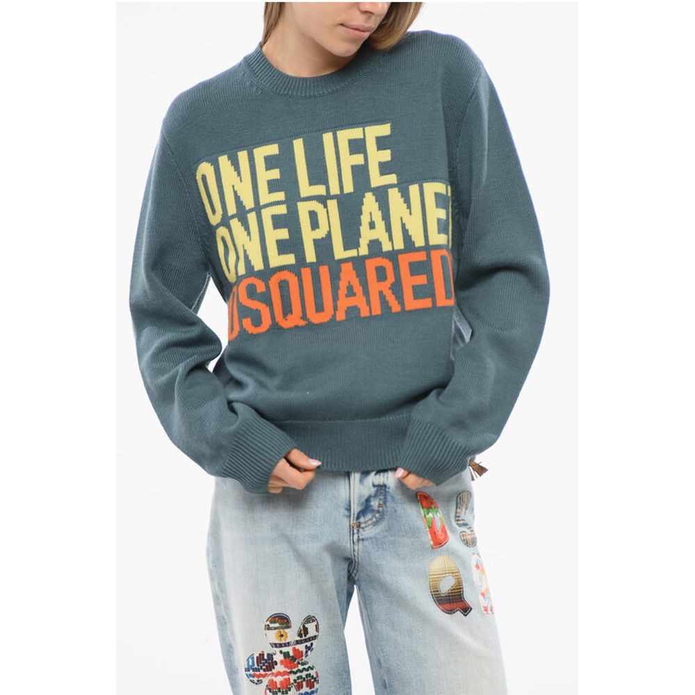 

Зеленый шерстяной свитер Dsquared2, Green