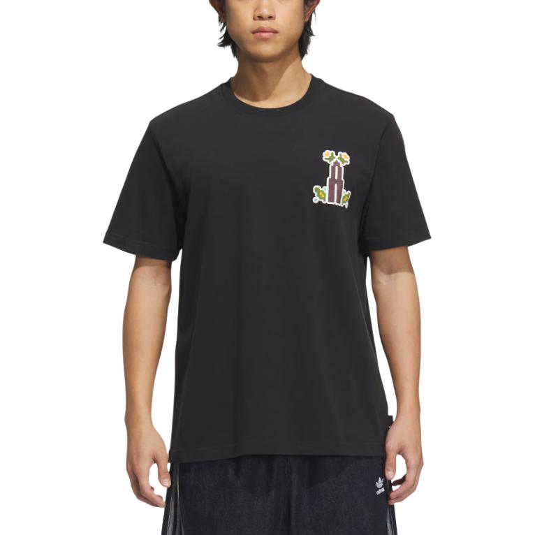 Футболка SS25 Q3 3 MONO мужская Adidas Originals, черный — фото 3