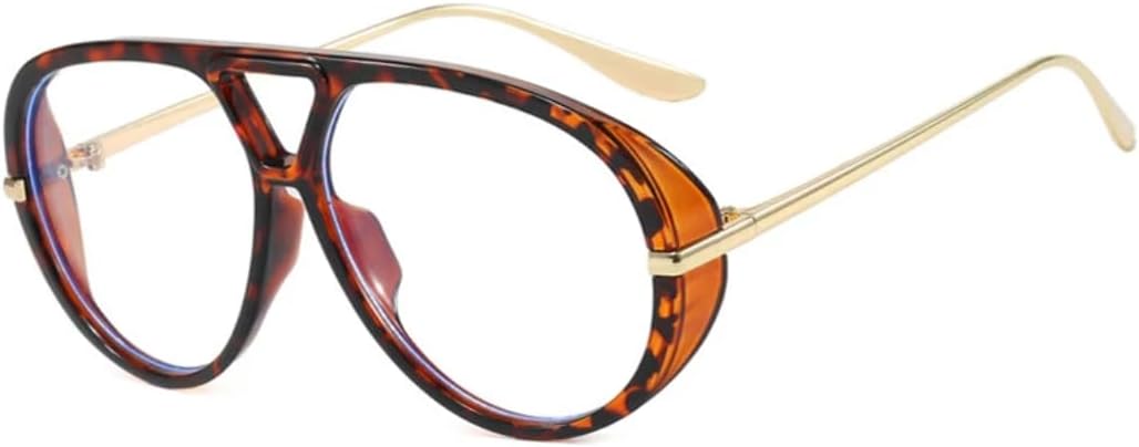 

Солнцезащитные очки с защитой UV400 | Двойные перемычки, увеличенный градиент | Для женщин и мужчин, для занятий спортом на открытом воздухе и вождения DSVIGF, Leopard Clear