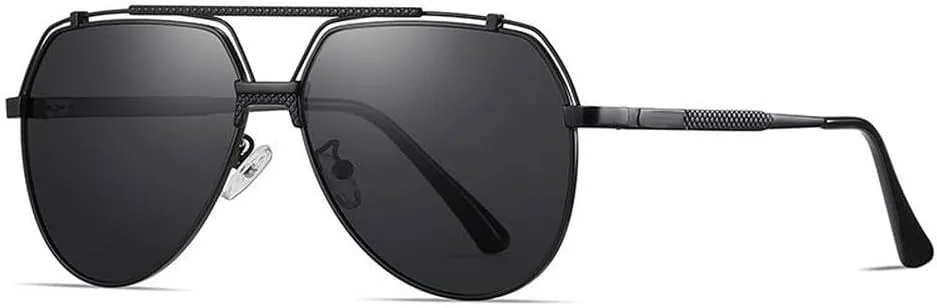 

Мужские солнцезащитные очки UV400, модные мужские солнцезащитные очки в металлической оправе, для вождения, рыбалки, пляжа, защиты от солнца HVTVTLA, Bright Gun G15