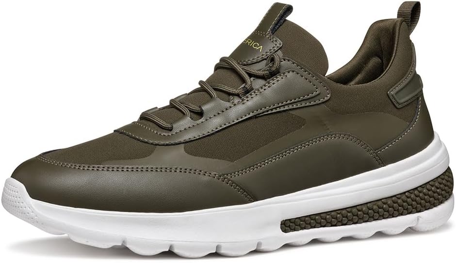 Мужские кроссовки для ходьбы Geox, Military — фото 4