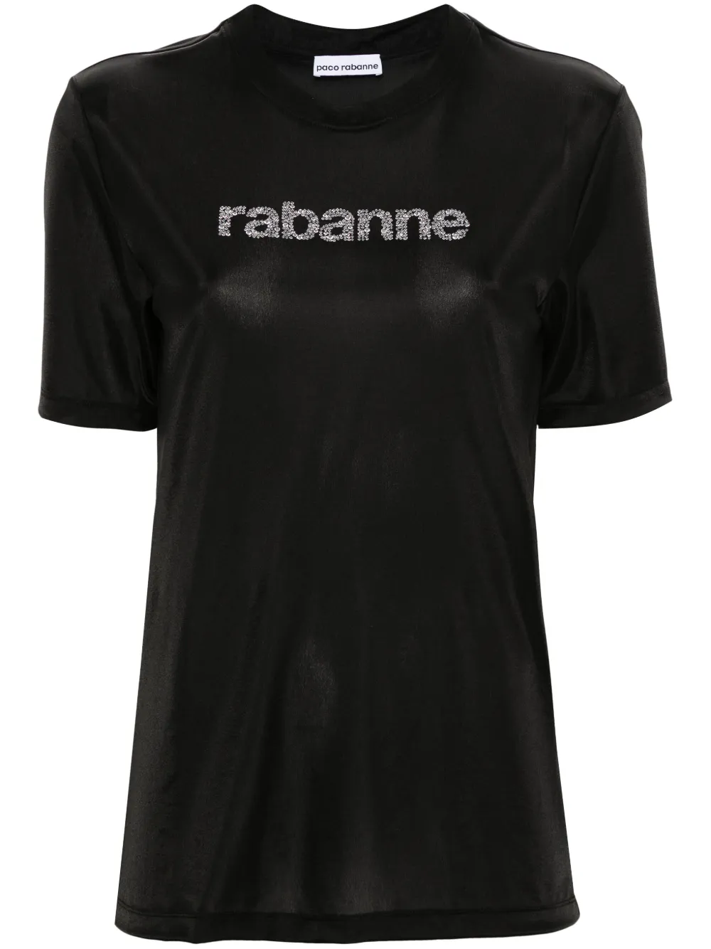 

Футболка с логотипом Rabanne, черный