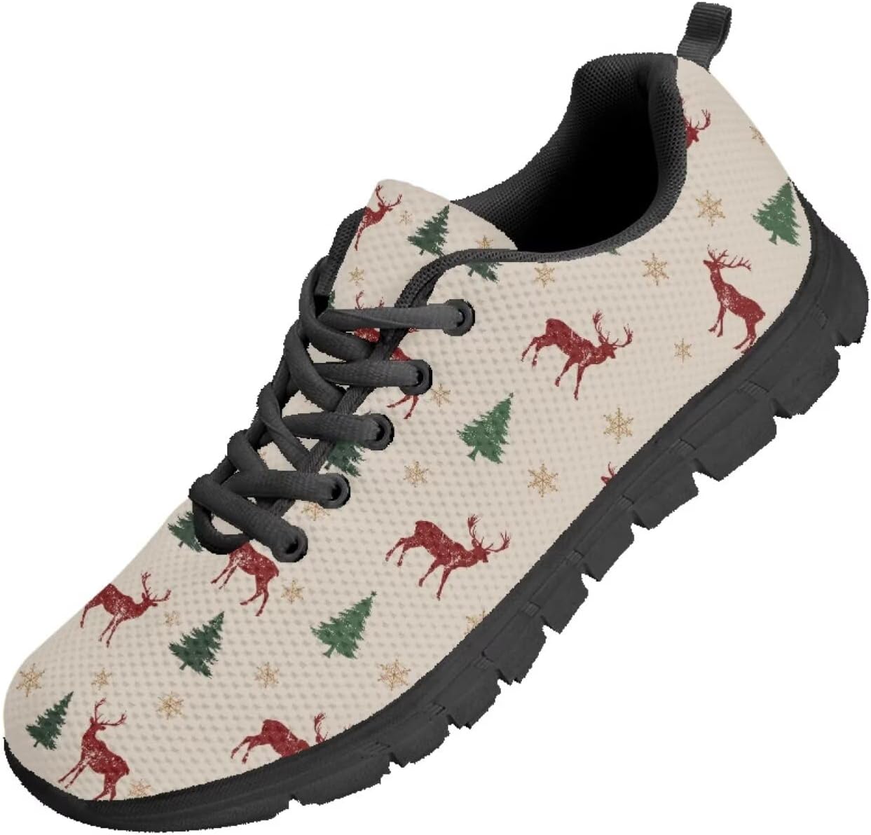 

Мужские кроссовки Funnydude Funny Print для бега, весенние легкие кроссовки, удобные для тренировок, Reindeer