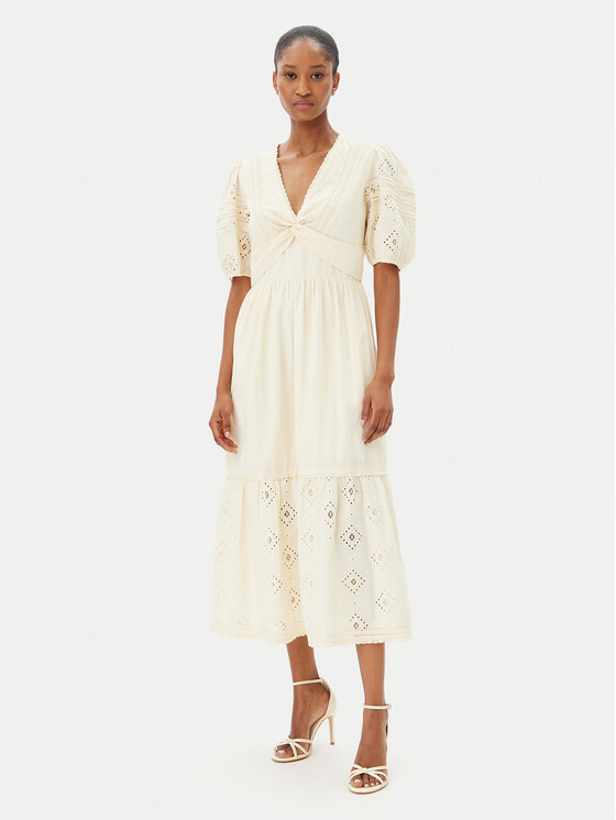 

Летнее платье стандартный крой 71YFX 70 French Connection, бежевый