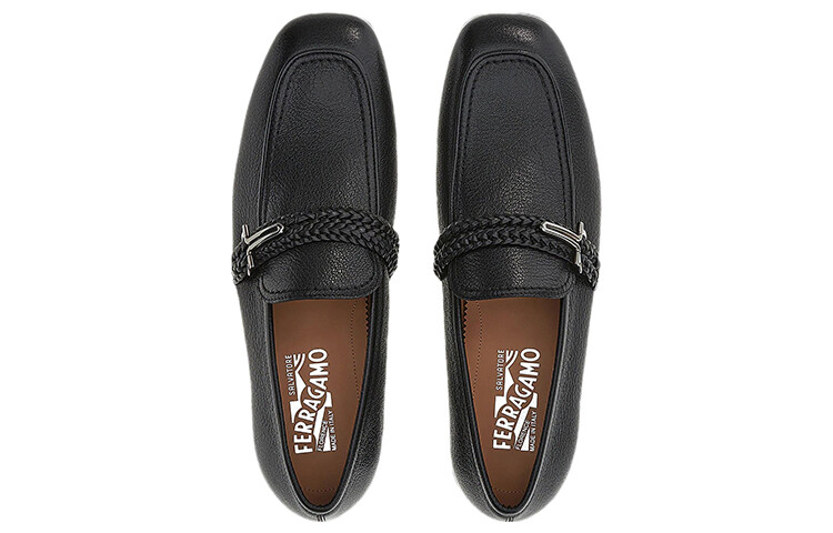 Кожаные мокасины Missouri Ferragamo — фото 3