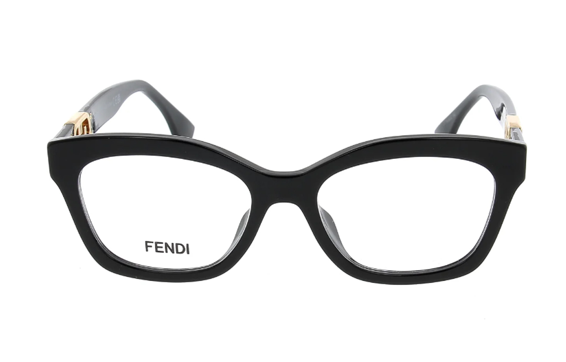 

FENDI Ацетатные очки нестандартной формы Unisex Black, Black