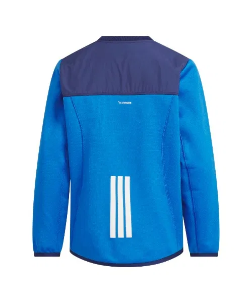 Толстовка Adidas с камуфляжным рисунком, стандартного кроя, из флиса. — фото 2