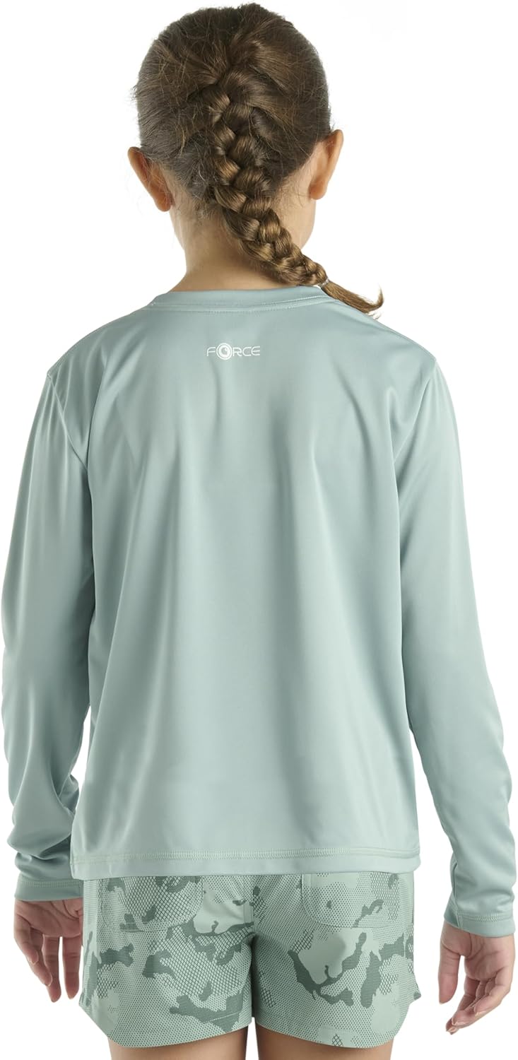 Детская футболка Carhartt Unisex Force Sun Defender с длинным рукавом, Med Green — фото 2