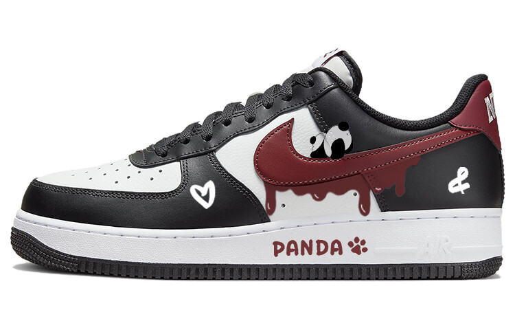 

Кроссовки Nike Air Force 1 Skateboard Shoes Women's Low-Top Black White, Черный, Кроссовки Nike Air Force 1 Skateboard Shoes Women's Low-Top Black White