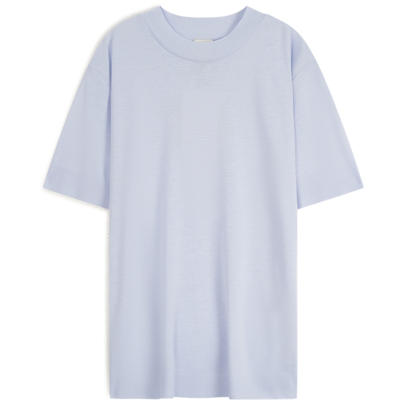 

Calvin Klein Футболка с рукавом дроп-шиoulder женская AY9 Misty Blue, Синий, Calvin Klein Футболка с рукавом дроп-шиoulder женская AY9 Misty Blue