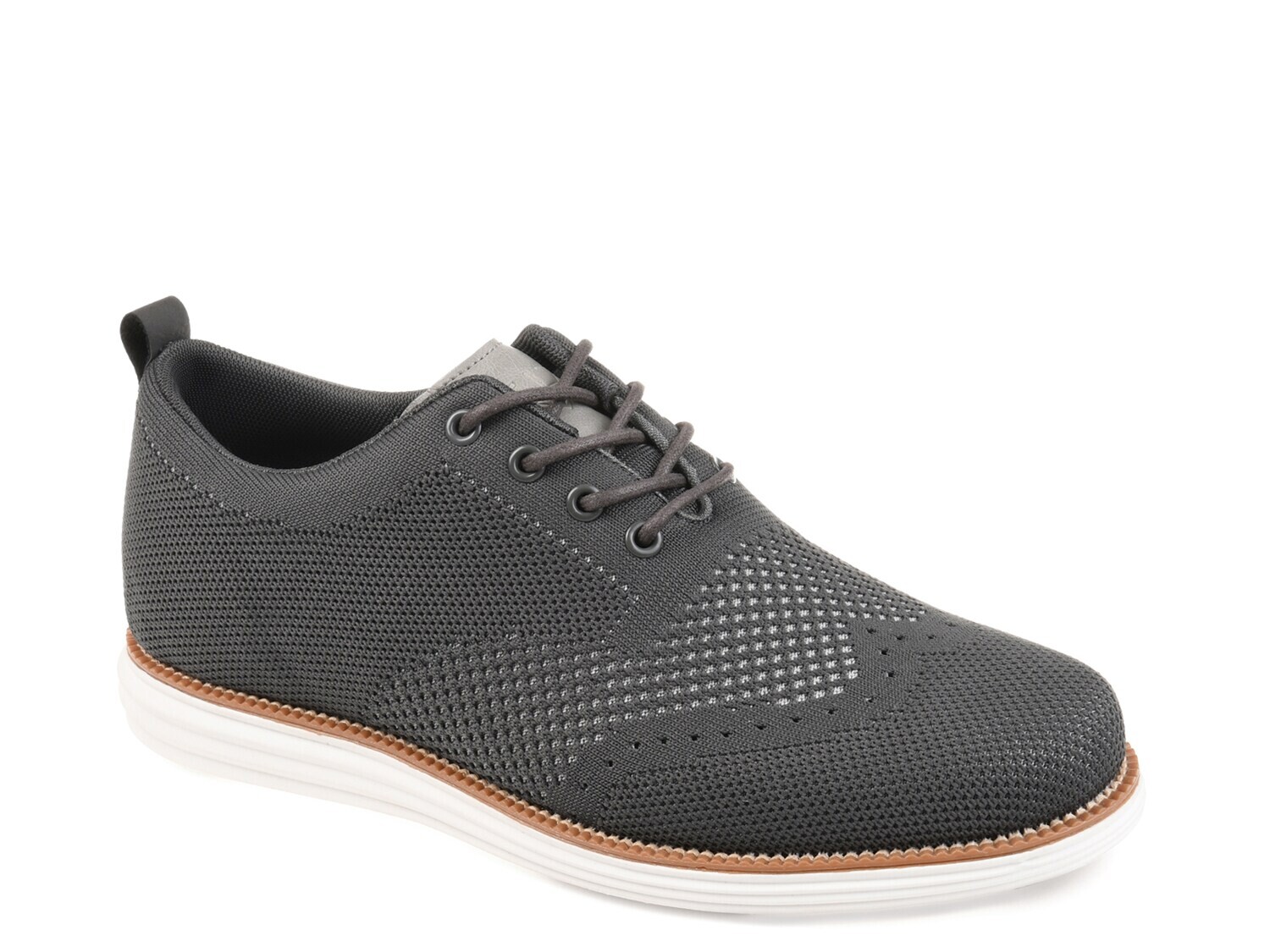 

Туфли-оксфорды Vance Co. Ezra Wingtip, серый