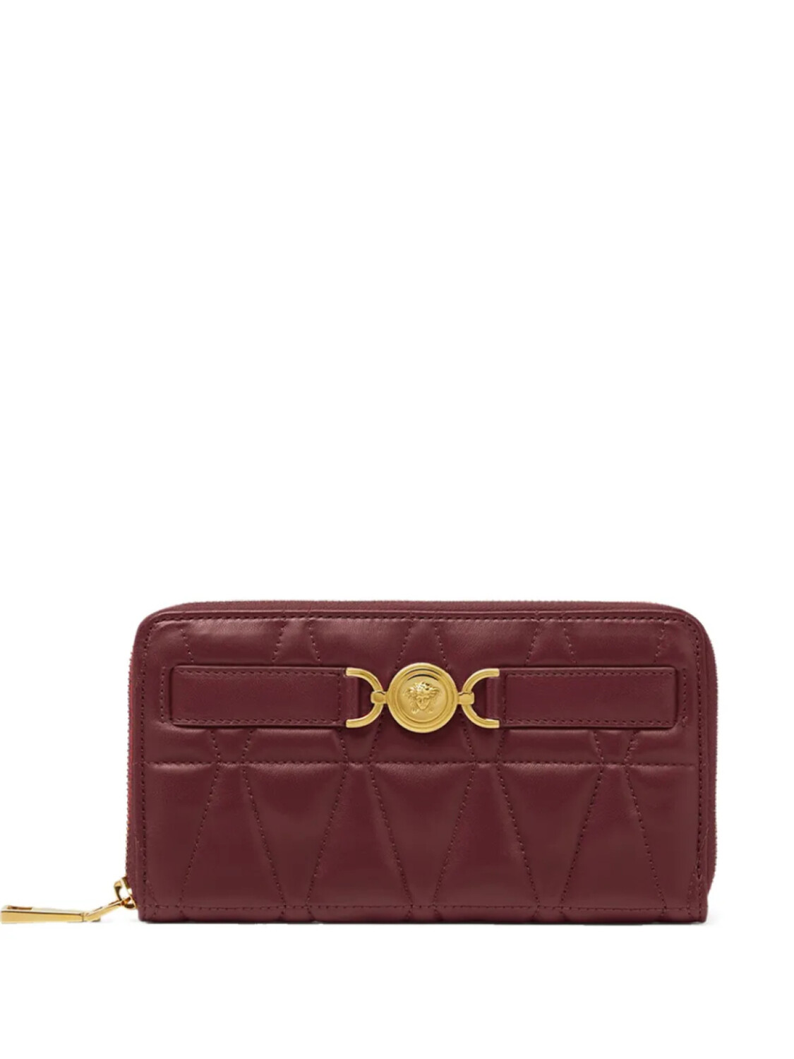 

Кошелек с металлической пластиной Versace Medusa, красный