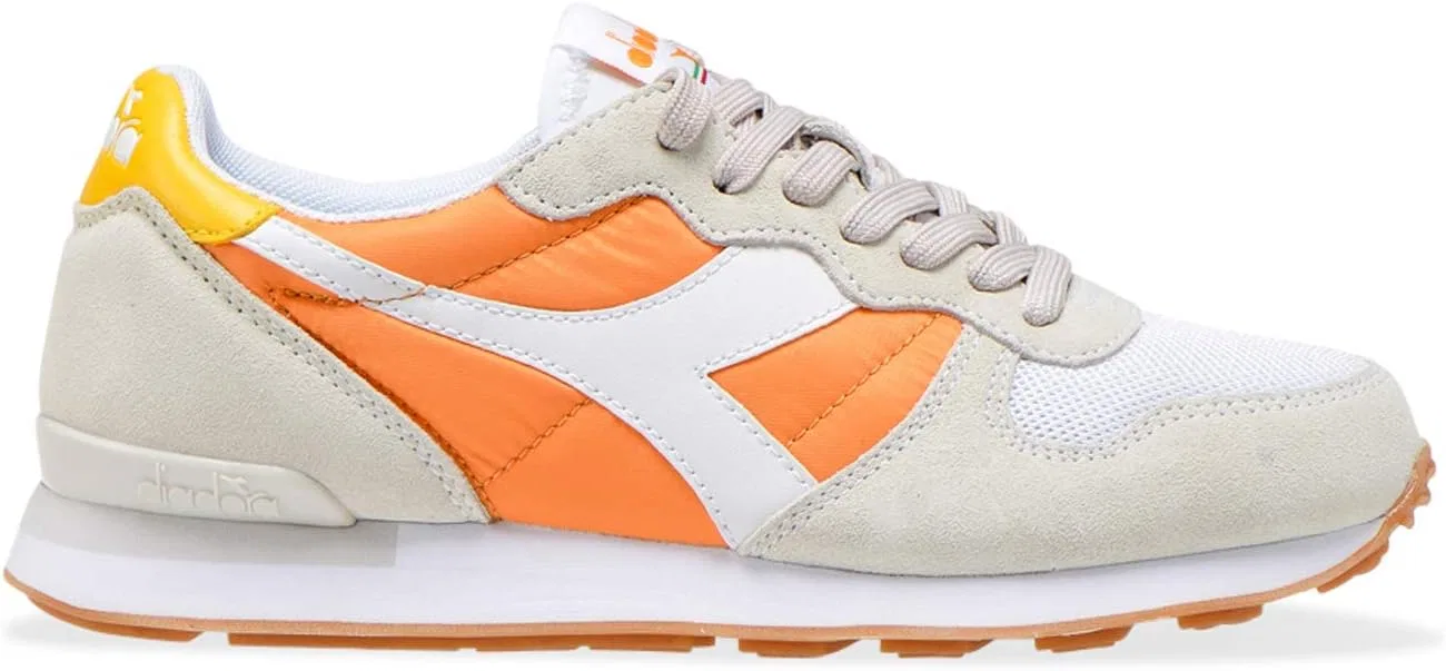 Кроссовки унисекс Diadora Camaro Erwachsene, White, Orange, Yellow
