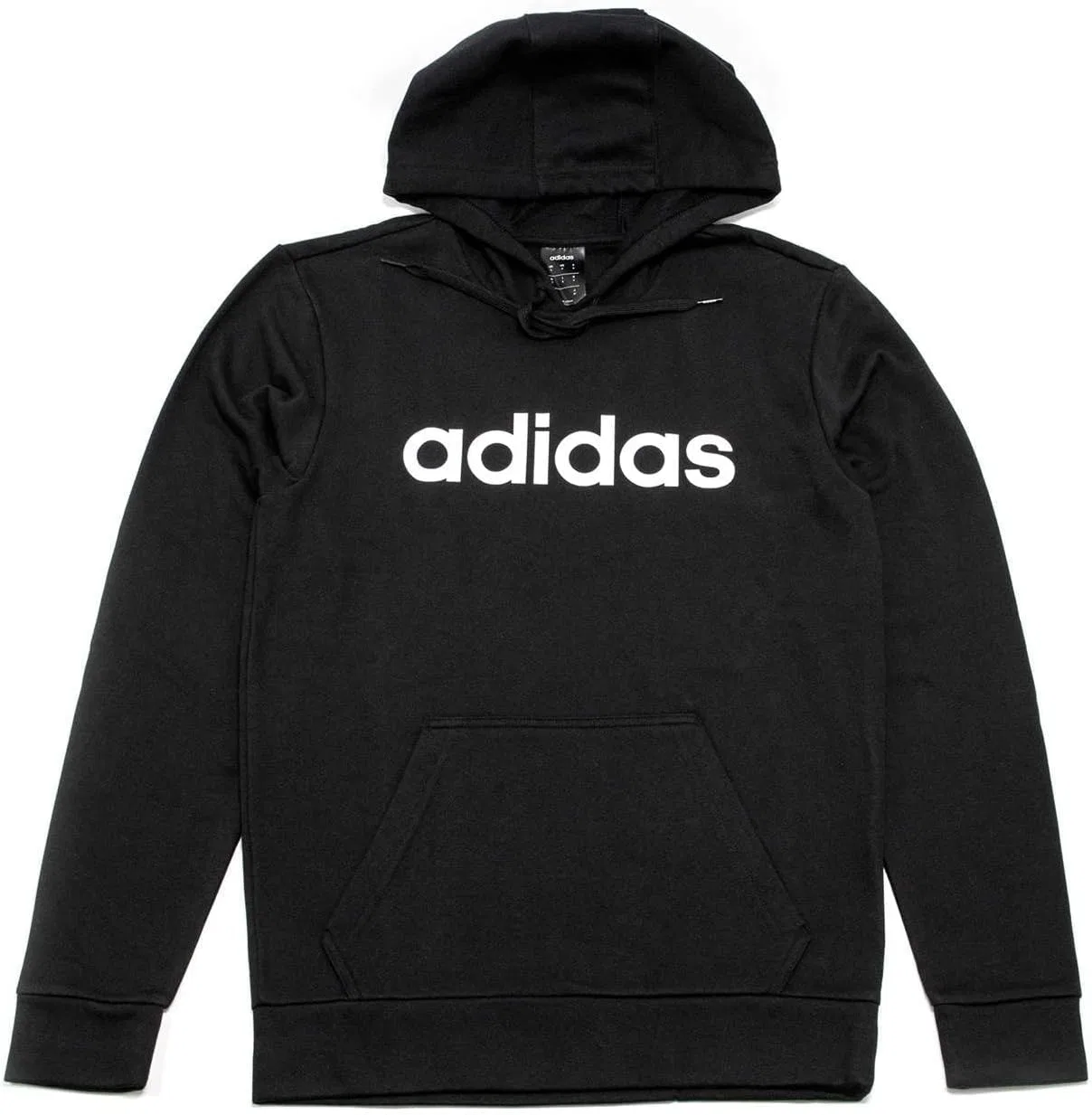Мужская толстовка adidas Lin Pullover Hoodie, черно-белая