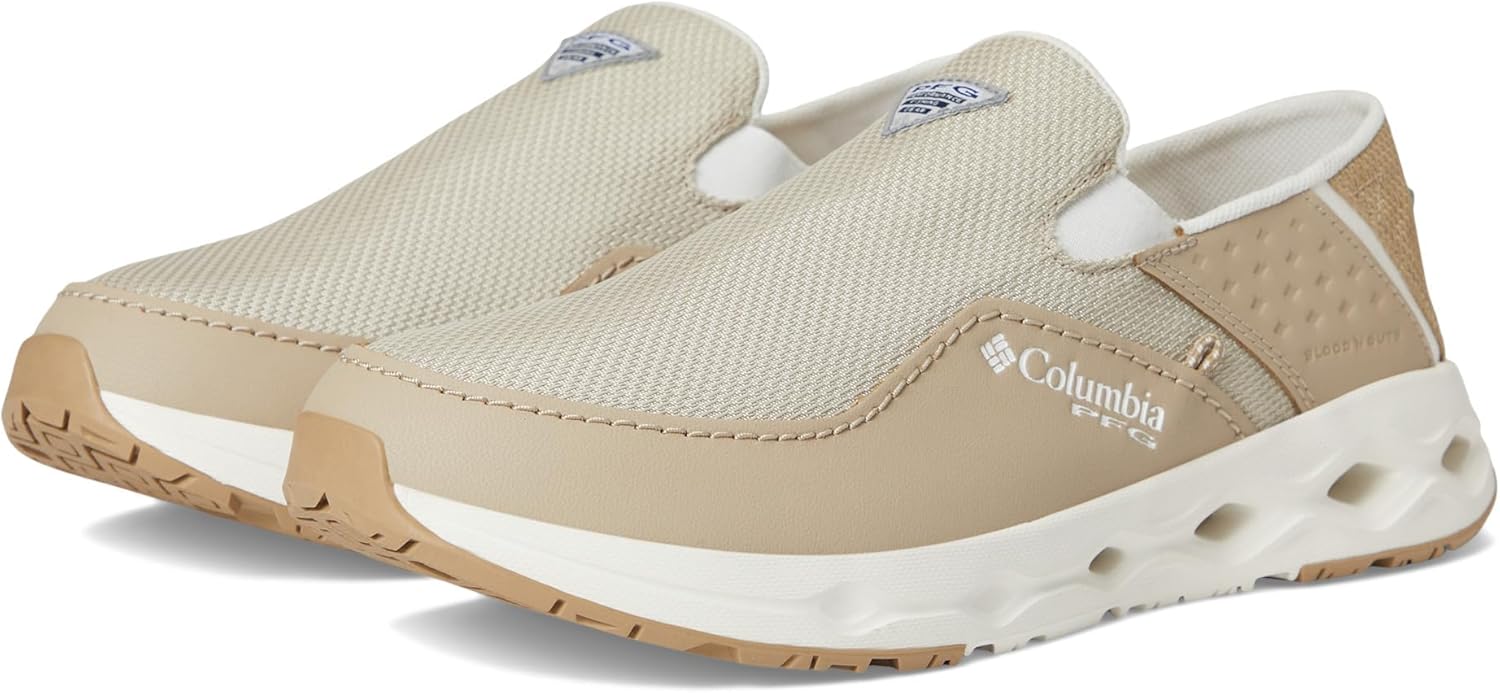 Columbia Mens Bahama X Slip-on, Ancient Fossil/Beach