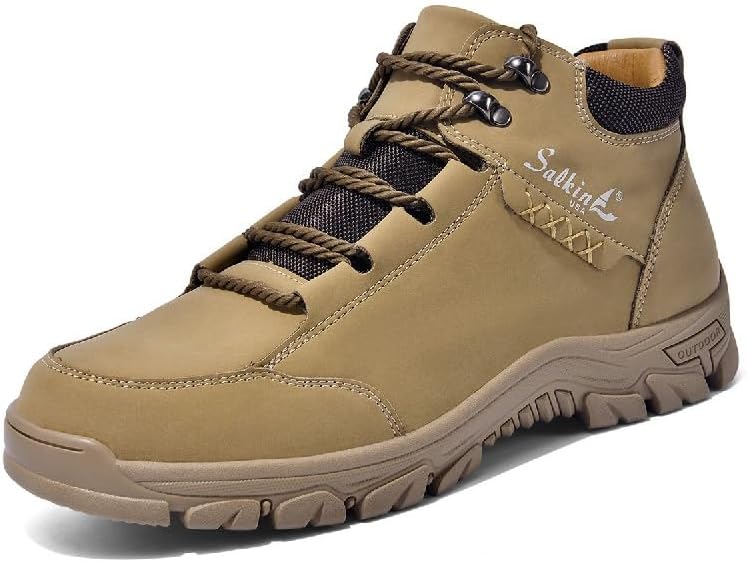 

Ботинки для мужчин Asifn для походов, нескользящие, дышащие, удобные, для вождения и активного отдыха, легкие, повседневные оксфорды на щиколотку, хаки