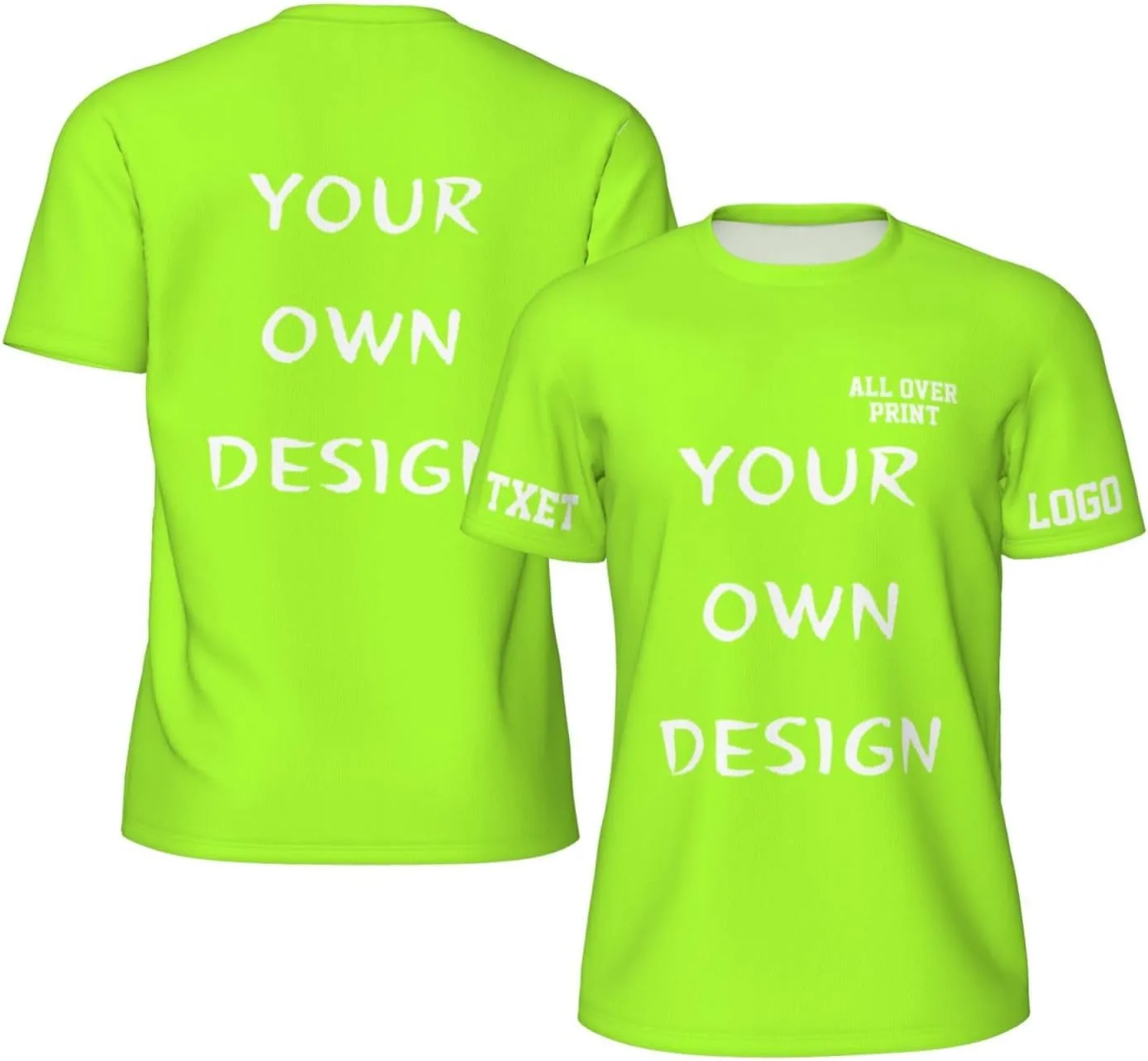 

Футболка с принтом на 4 сторонах для мужчин