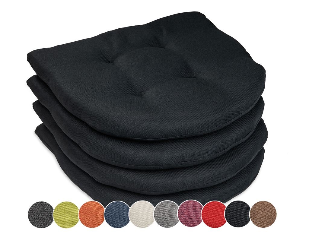 

[T] Sunpillow набор из 4 подушек для стульев 40x40 см. мягкая подушка толщиной 5 см. Подушка для стульев/скамек в доме и саду. Подушка для сиденья. Подушка для сиденья. Подушка для стула. Подушка для сада. Подушка для столовой или кухни. Оранжев...