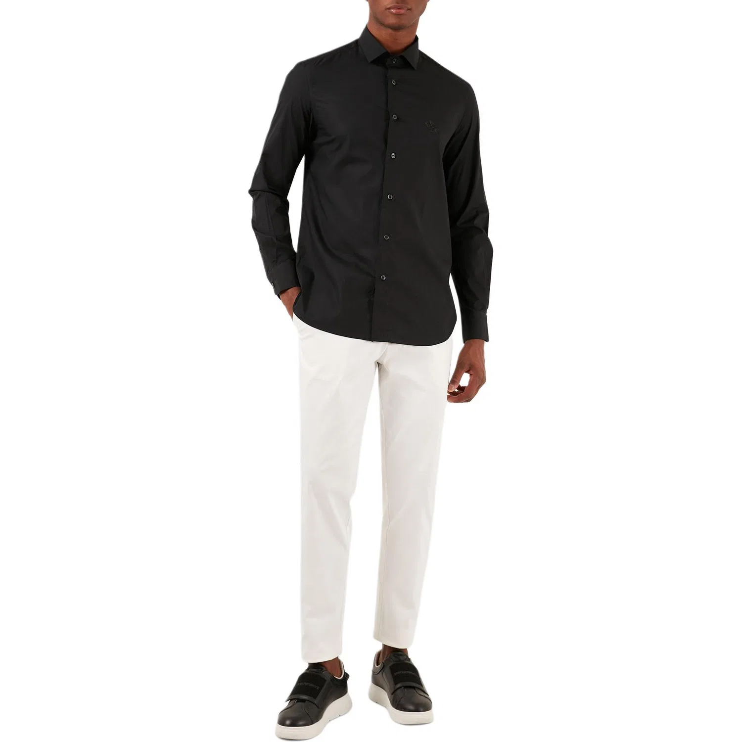 Рубашка EMPORIO ARMANI Men's Black — фото 3