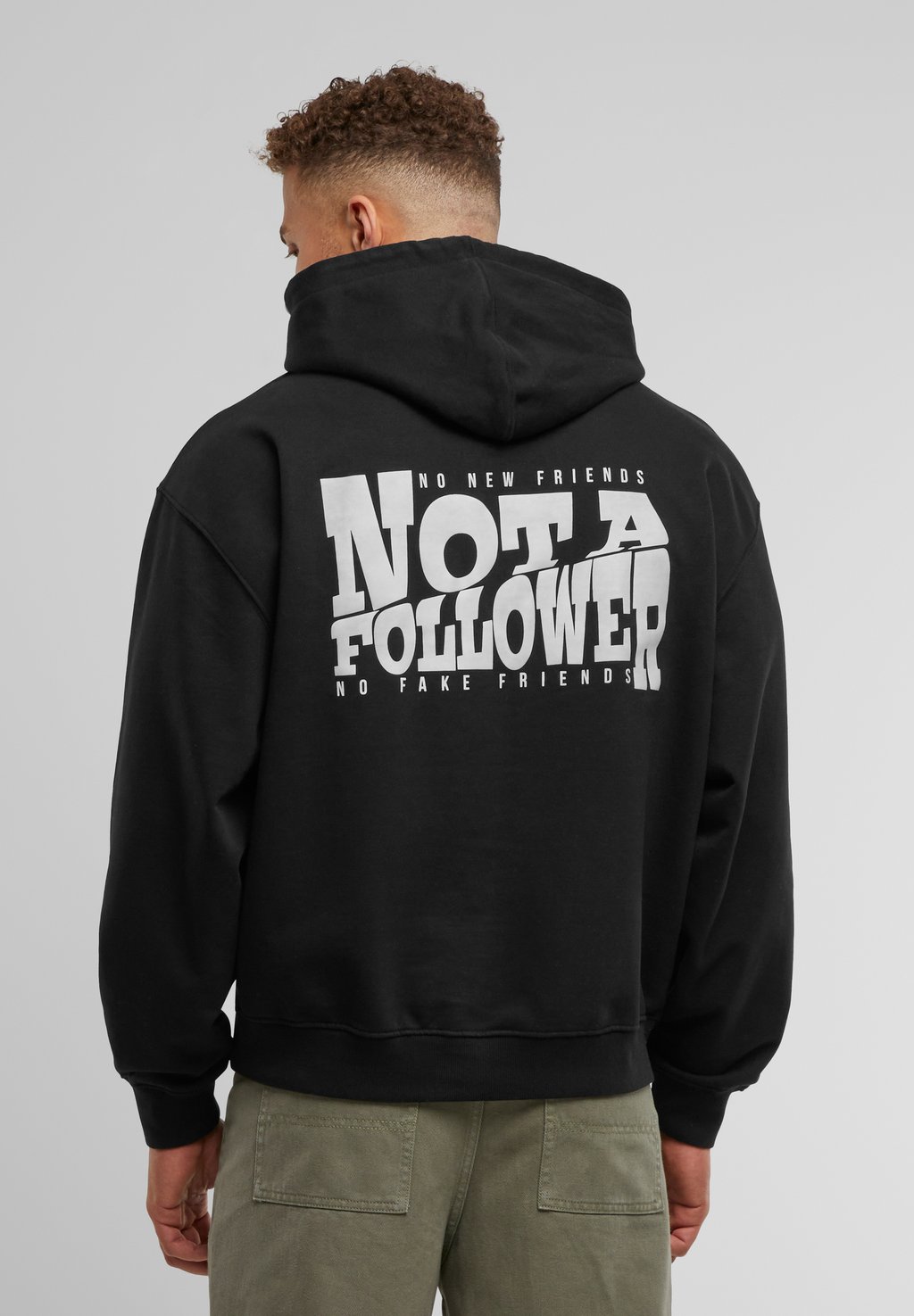 

Толстовка NOT A FOLLOWER - Hoodie DEF, антрацит