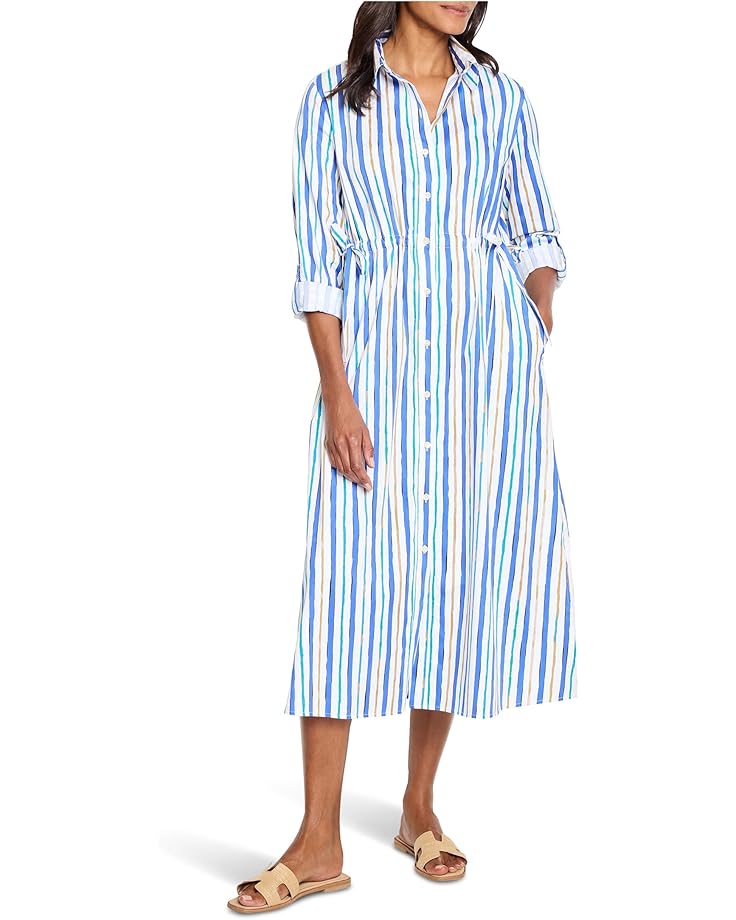 

Платье NIC+ZOE Oasis Stripe Jamie Dress, синий мульти