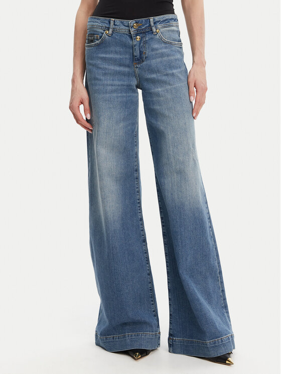 

Джинсы с широкими штанинами 78HAB561 Versace Jeans Couture, синий