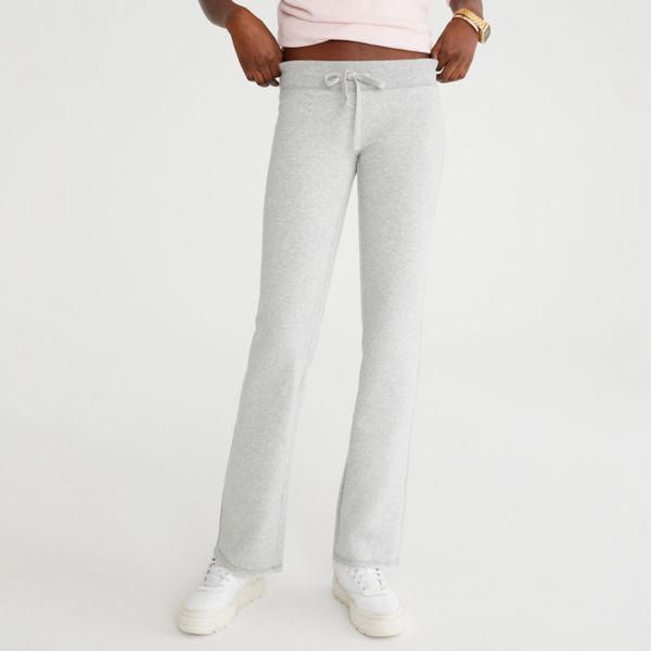 

Флисовые брюки-клеш для юниоров Aeropostale, цвет light heather grey