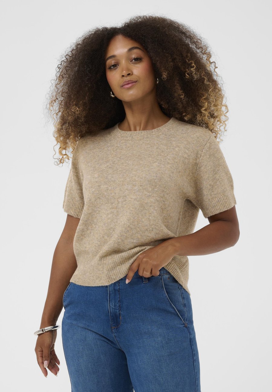 

Футболка Love Copenhagen LCMISSA KNIT T-SHIRT, Simply Taupe/Light Brown