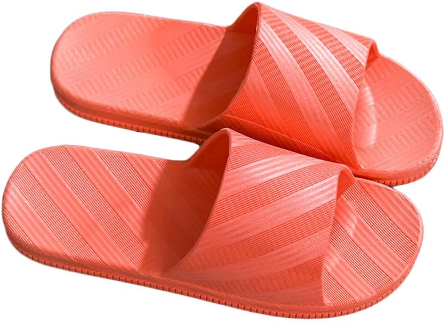 

Сланцы для ванной JadeRich унисекс, классические, противоскользящие, мягкие и удобные, быстро сохнущие, плоские шлепанцы для женщин и мужчин, оранжевый