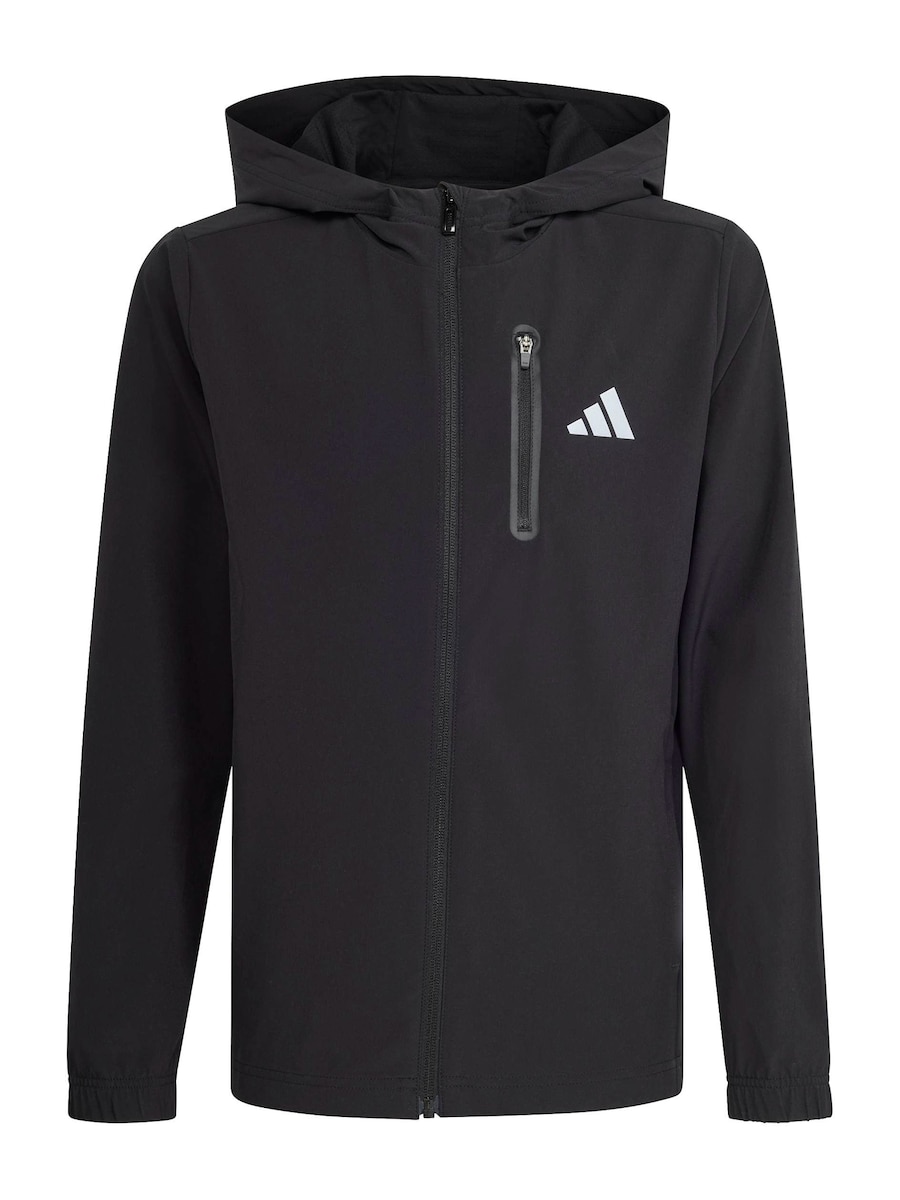 

Спортивная толстовка с капюшоном на молнии ADIDAS SPORTSWEAR, черный