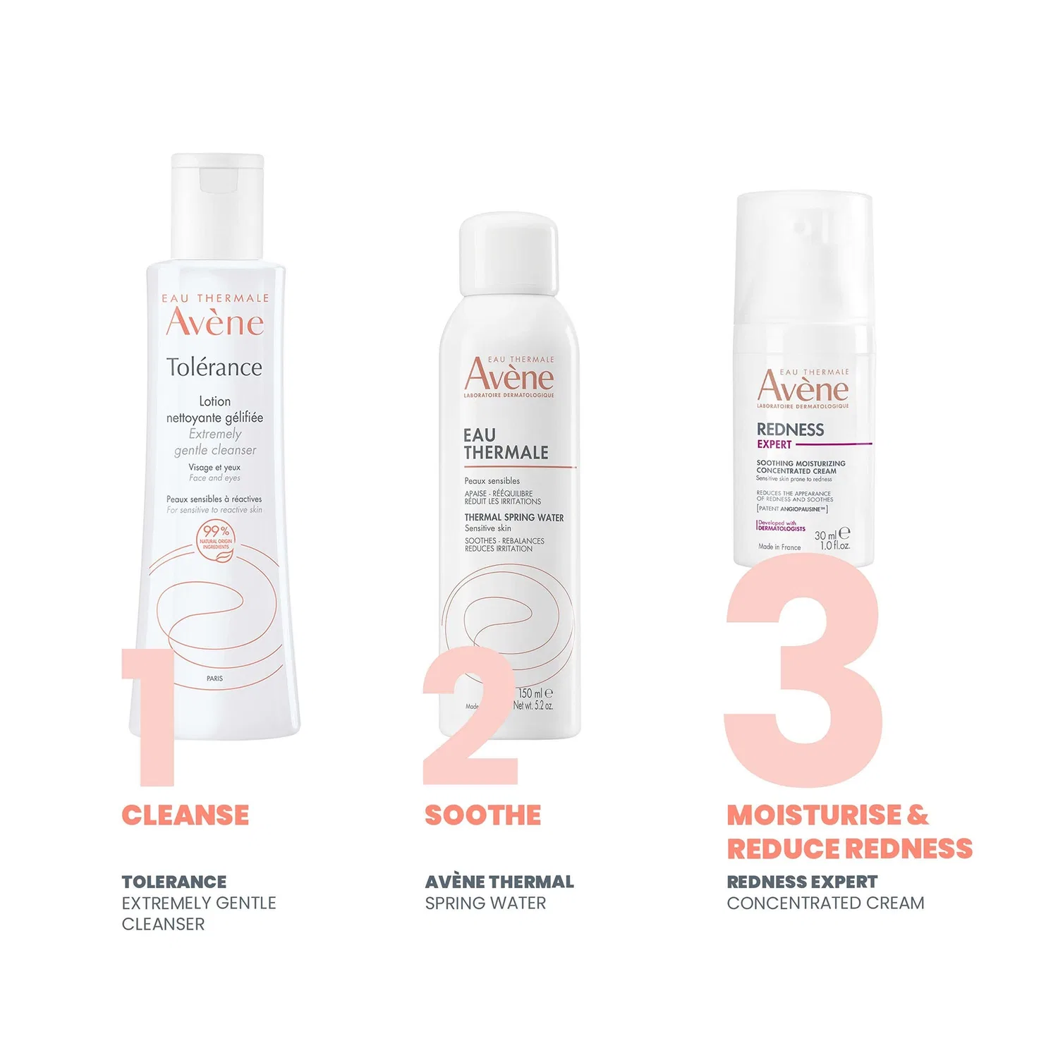 Крем для лица Avene — Успокаивающий увлажняющий концентрированный для проблемной кожи, склонной к покраснению, 30 мл — фото 3