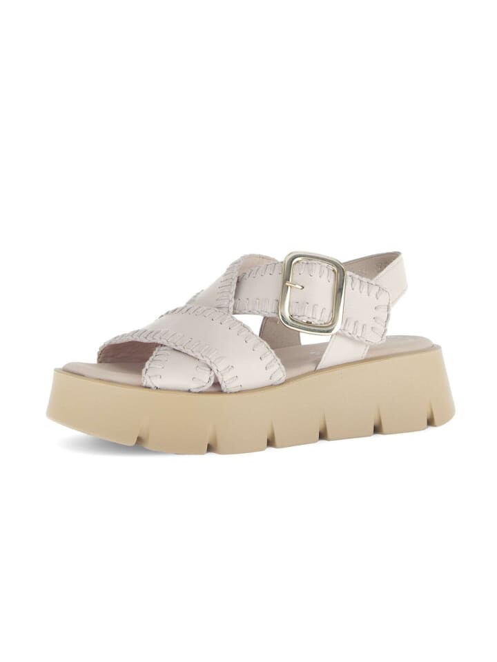 Классические босоножки Gabor Fashion Plateau Sandalen, кремовый