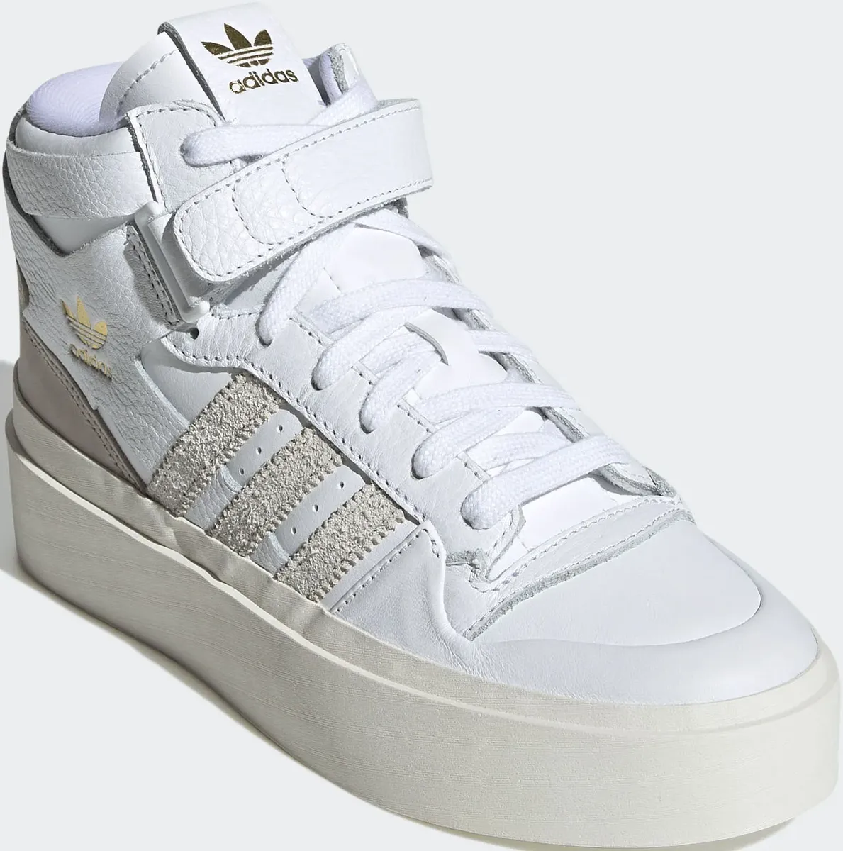 

Кроссовки Adidas Originals "FORUM BONEGA MID W", цвет Ftwwht/Orbgry/Cbrown