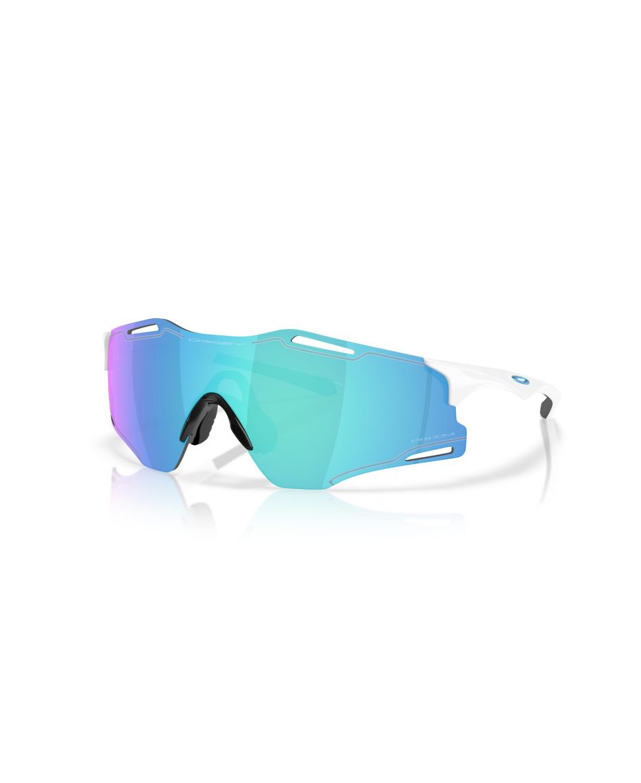 

Солнцезащитные очки унисекс прямоугольной формы, Cybr Zero OO9512D Oakley, Polished White