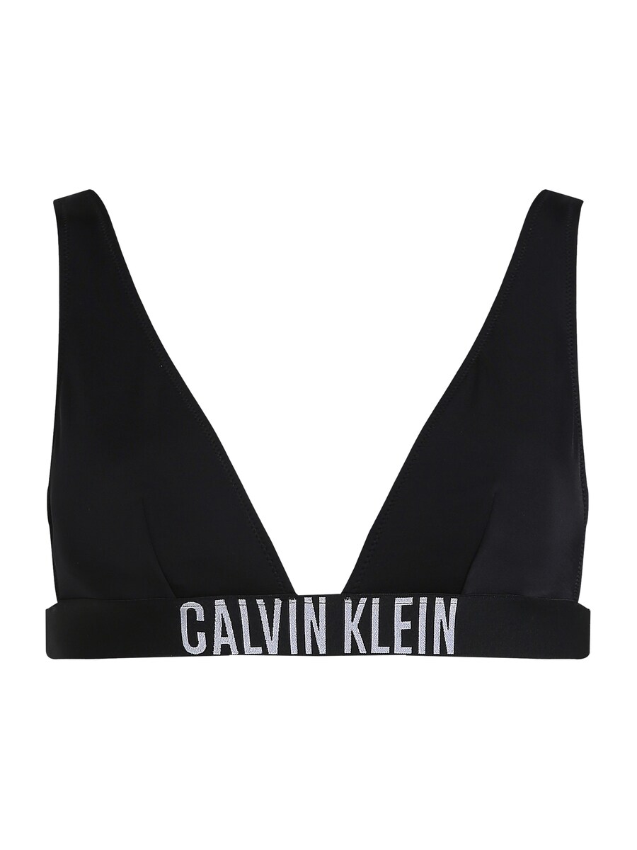 

Треугольный топ бикини Calvin Klein Swimwear, черный