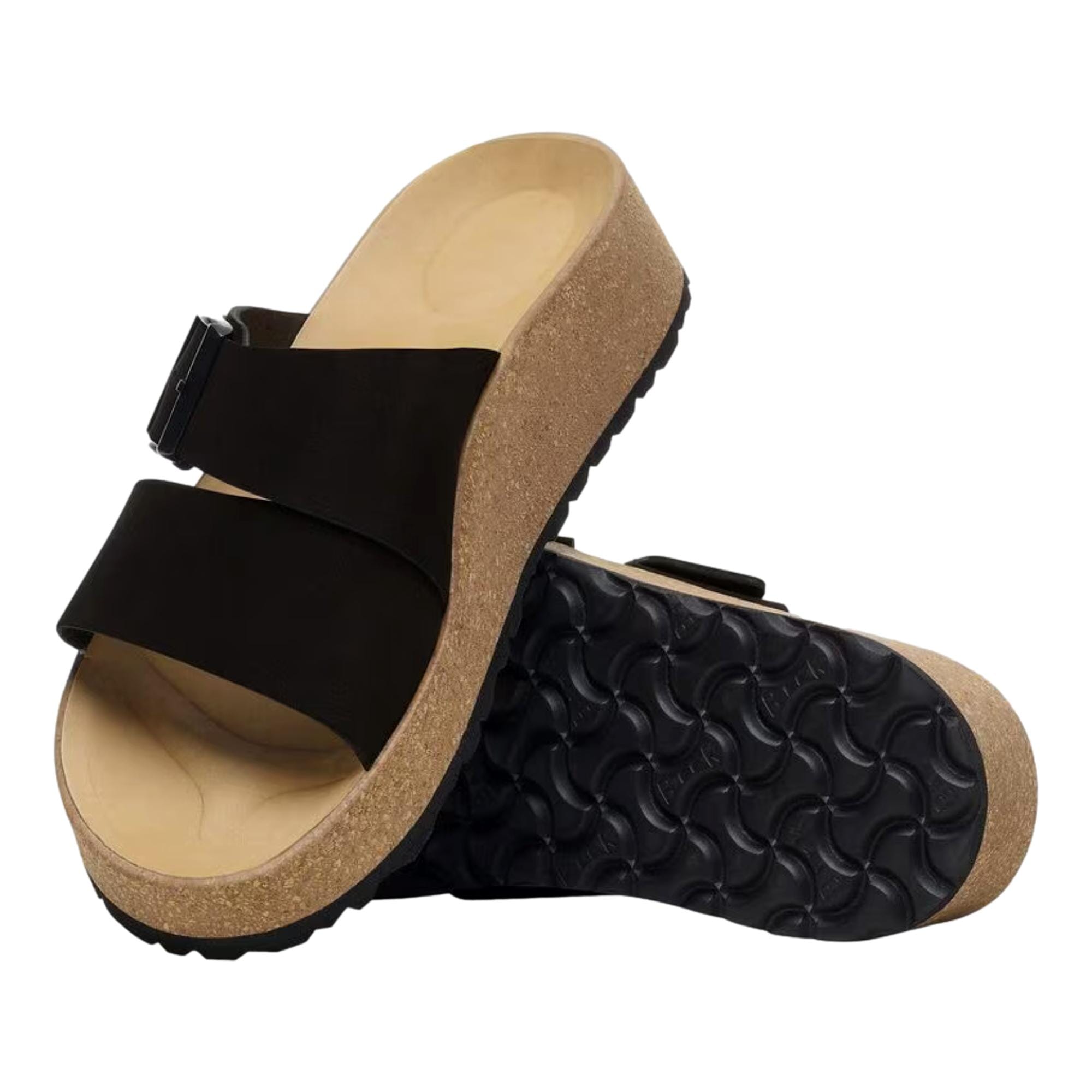 Биркеншток Альмина Блэк 1029100 Женские мюли Birkenstock, черный — фото 2